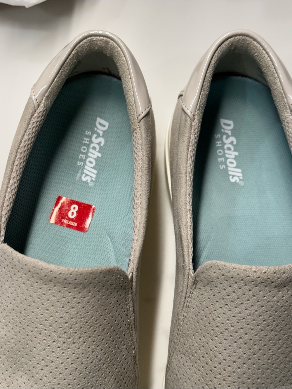 Dr. Scholl's Women’s Time Off Slip-On Comfort Sneakers in Oyster Gray Size 8W - Picture 6 of 10